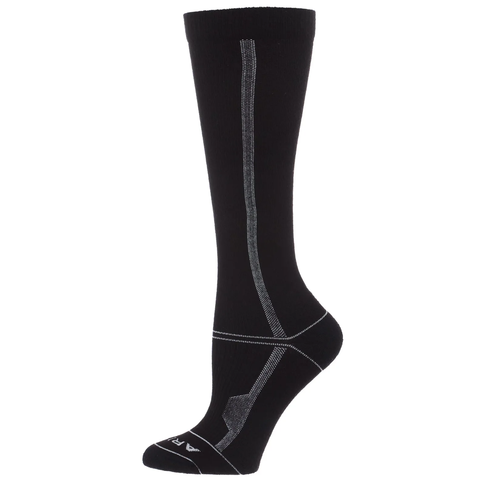 Ariat Tek Over The Calf Black Performance Compression Socks - Image 2