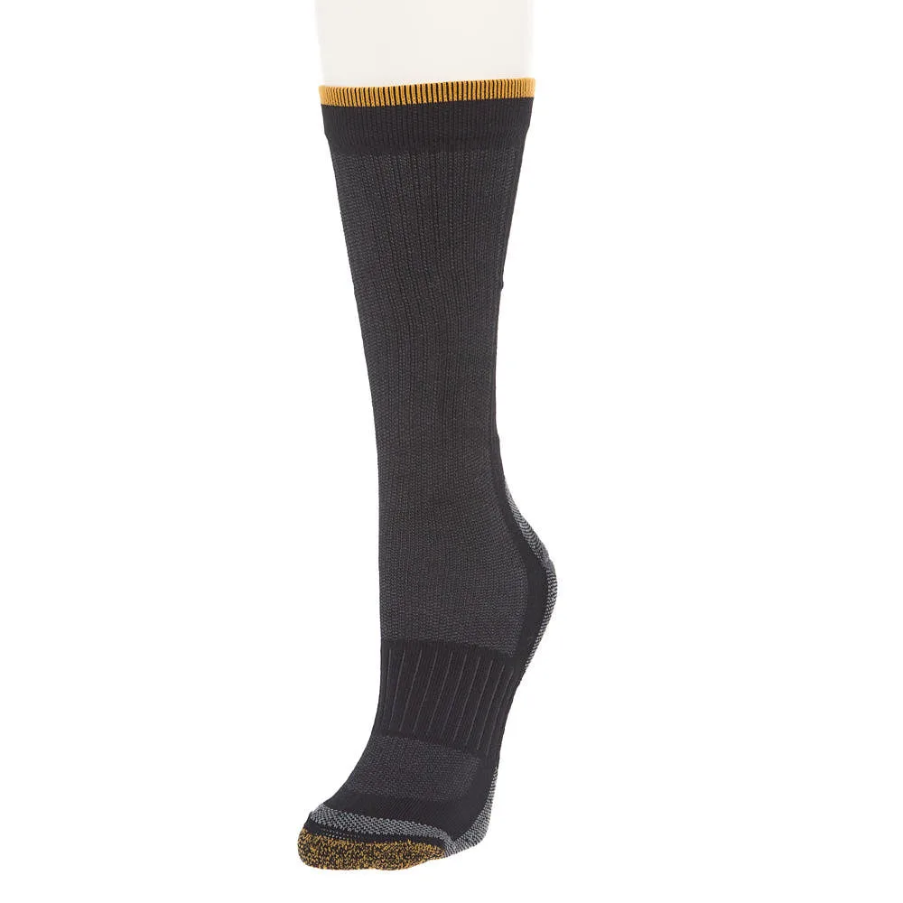 Ariat Unisex TEK High Performance Mid Calf Black Socks 2 Pack - Image 2