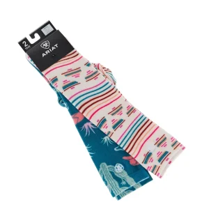 Ariat Western Southwest Oasis Kneehigh Socks 2 Pack
