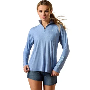 Ariat Women's Ashleigh Blue 1/4 Zip Top