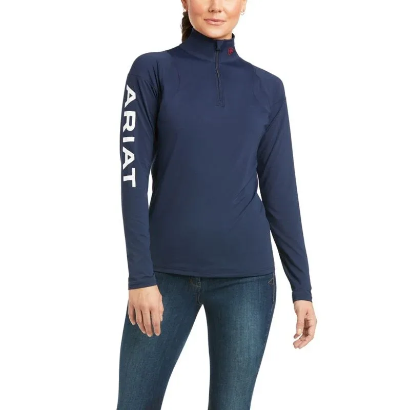 Ariat Womens Auburn 1/4 Zip Shirt - Image 2