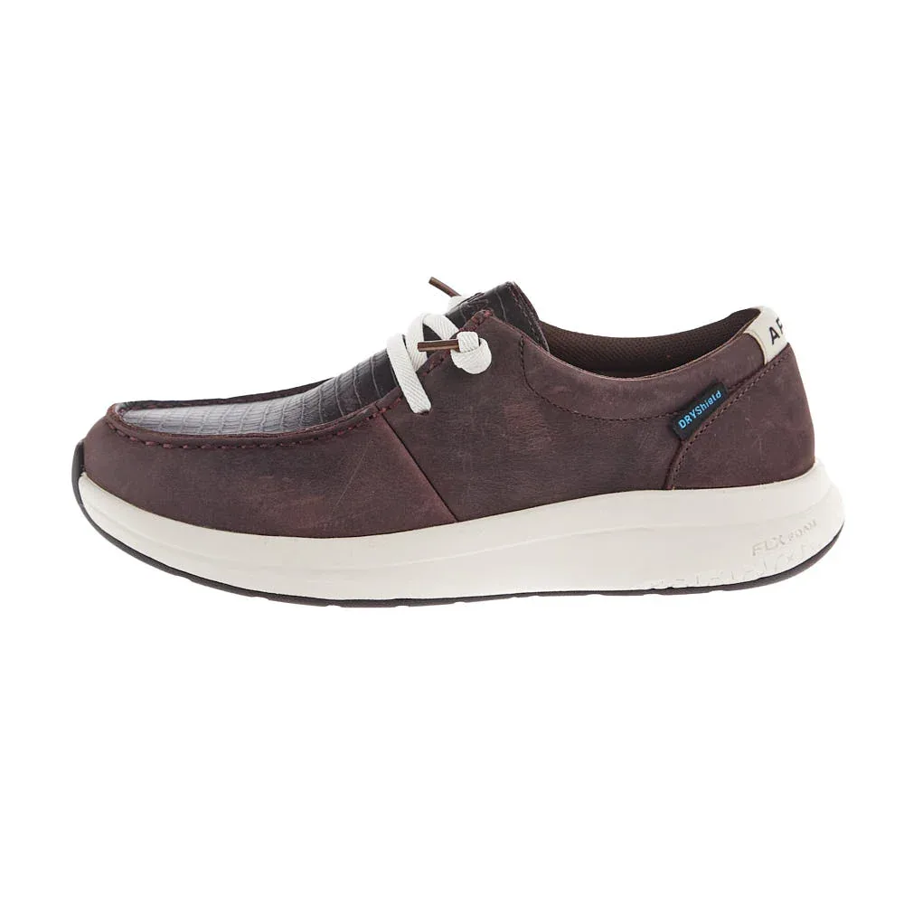 Ariat Women's Chocolate Caiman Print Buckeye H2O - Image 2