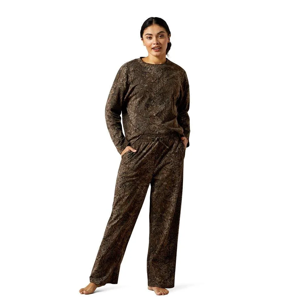 Ariat Women's Desert Snake Print Dreams PJ Set