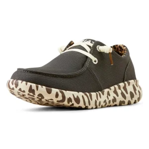 Ariat Womens Hilo Charcoal Leopard Casual