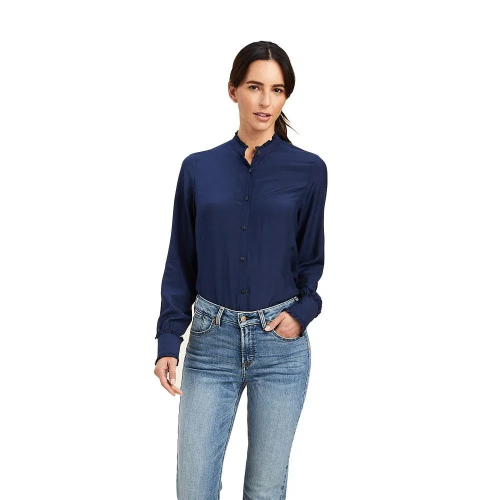 Ariat Womens Navy Clarion Blouse