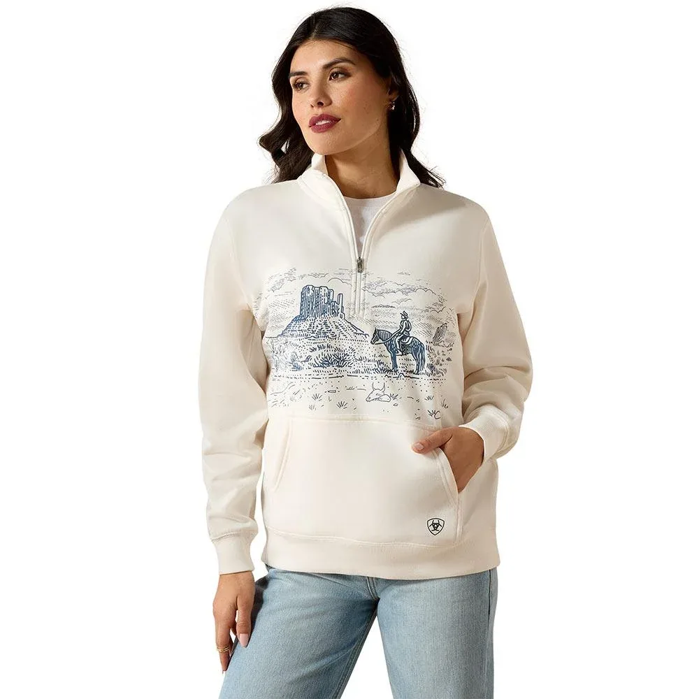 Ariat Women's Sea Salt Desert Scene Sweatshirt