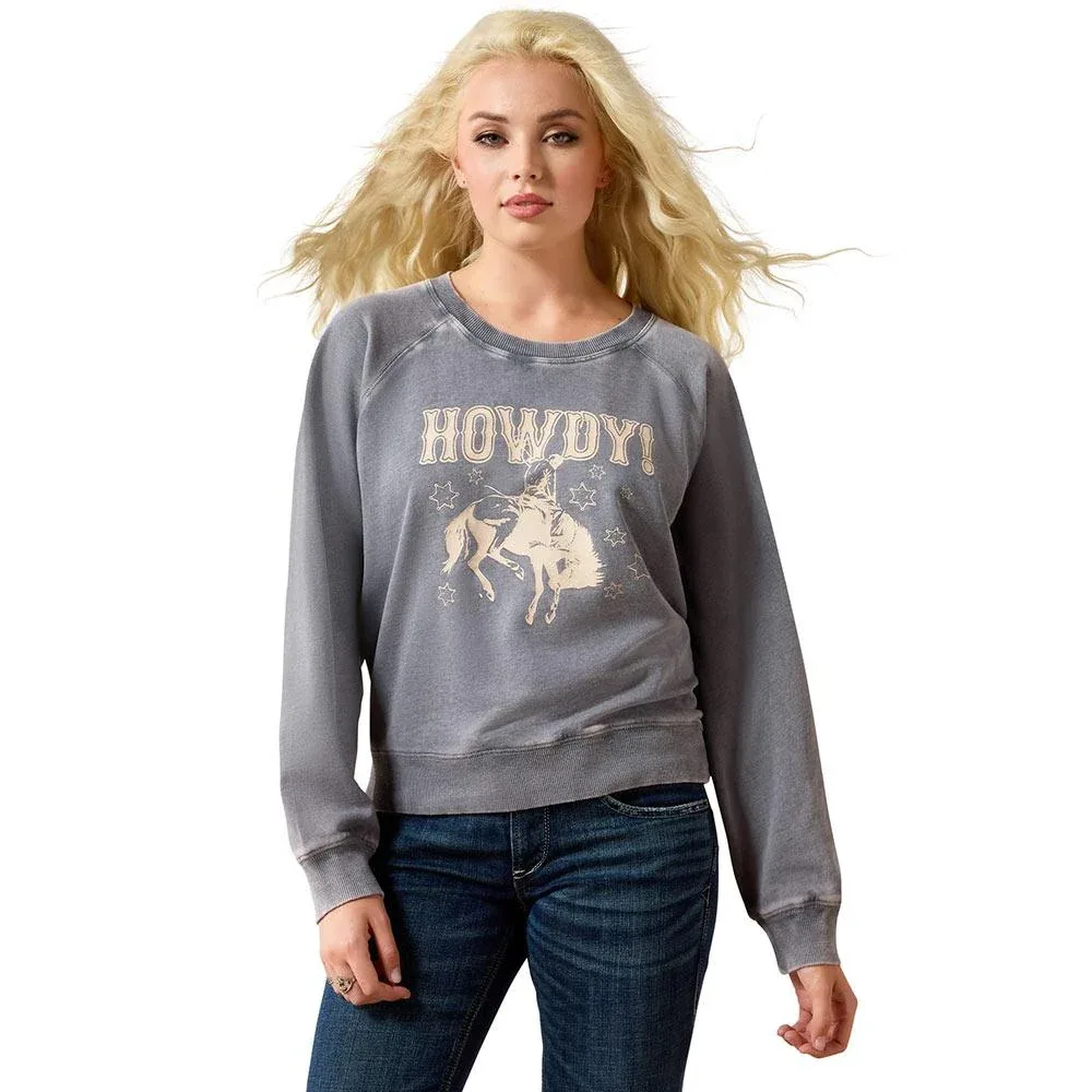 Ariat Women's Vintage Ombre Blue Sweatshirt