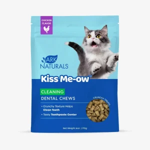 Ark Naturals Cat Dental Chews Kiss Me-Ow Cleaning Chicken, 6 oz