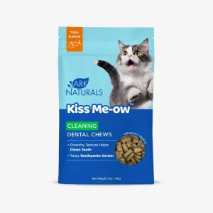 Ark Naturals Cat Dental Chews Kiss Me-Ow Cleaning Tuna, 3 oz