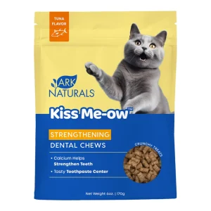 Ark Naturals Cat Dental Chews Kiss Me-Ow Strengthing Tuna, 6 oz