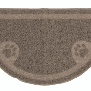 Arm & Hammer Half Circle Cat Litter Mat Pearl Tan One Size