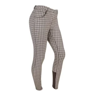 Ashley Classic Ladies KP Breeches Cream/Gray/Plaid