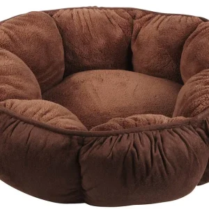 Aspen Puffy Round Pet Bed Assorted 18 in