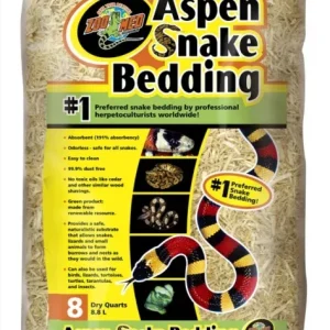 Aspen Snake Bedding, 8-quart bag