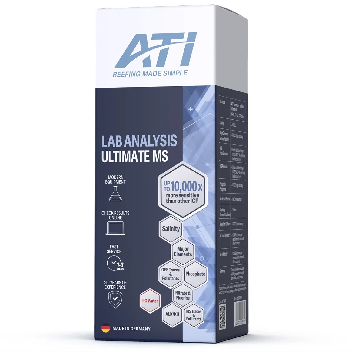 ATI ICP-MS Ultimate Lab Water Analysis - With Return Shipping