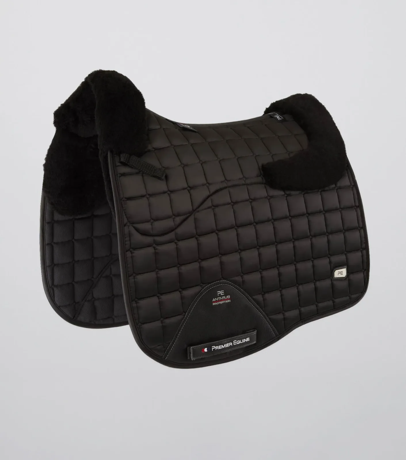 Atlantis CC Satin Wool Dressage Square Black/Black Wool