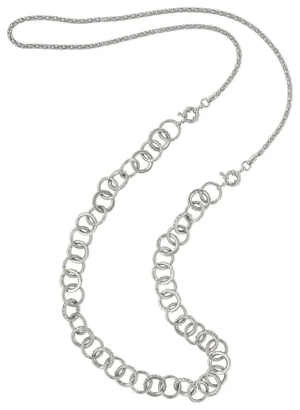 Attitude Jewelry Corded Links Necklace