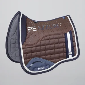 Azzure Anti-Slip Satin Dressage Square Brown
