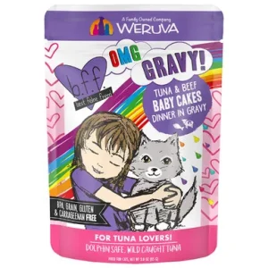 B.F.F. Tuna & Beef Baby Cakes Recipe in Gravy Wet Cat Food