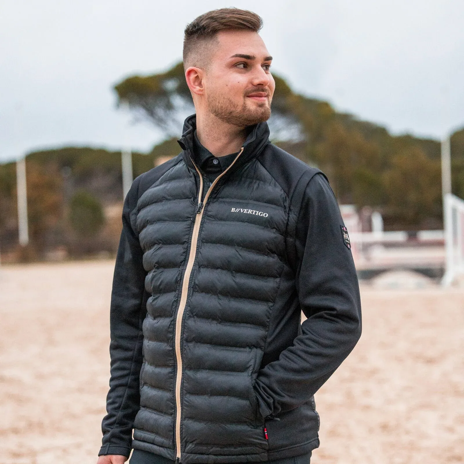 B Vertigo Mens Brendan Hybrid 2-in-1 Jacket - Image 2