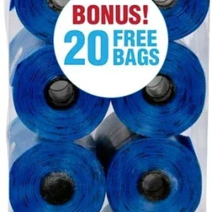 Bags on Board Waste Pick-up Bags Refill Blue 140 Count