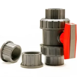 Ball Valve 2" SxS (Grey) - Clear True Union