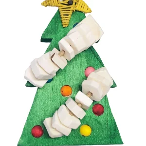 Balsa Christmas Trees Bird Toys