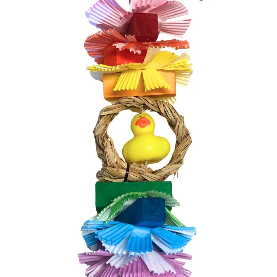 Balsa Shred Bird Toy