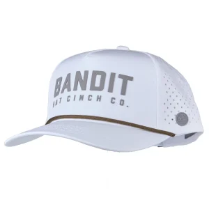 Bandit Hat Cinch The Maverick White Cap