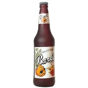 Barks "Woof Beer" Silly Squeaker Toy