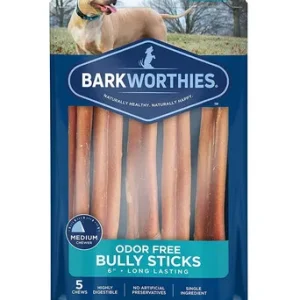 Barkworthies Bully 6 Inch 5Pk