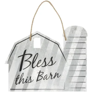 Barn Shaped Metal Sign