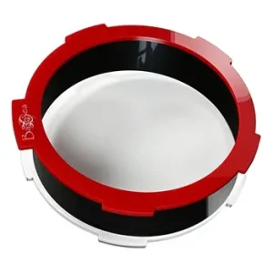 Bashsea I Sea 8 Coral Viewer 8.5 x 8.5 x 2.5 in. - Red