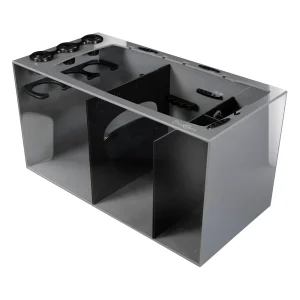 Bashsea SMS-3015 Smart Series Sump, 30 X 15 X 16 in. - Black/Gray
