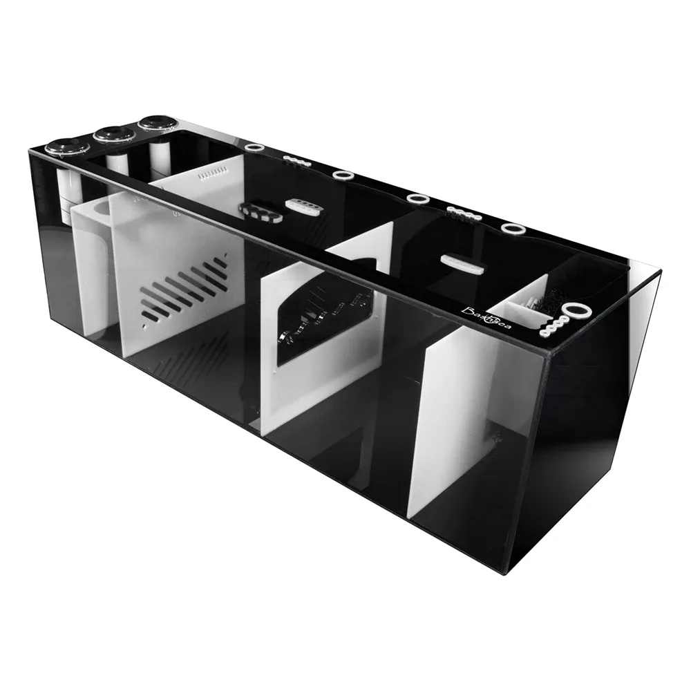 Bashsea SS-48 Signature Series Sump, 48 x 15 x 16 in. - White/Black