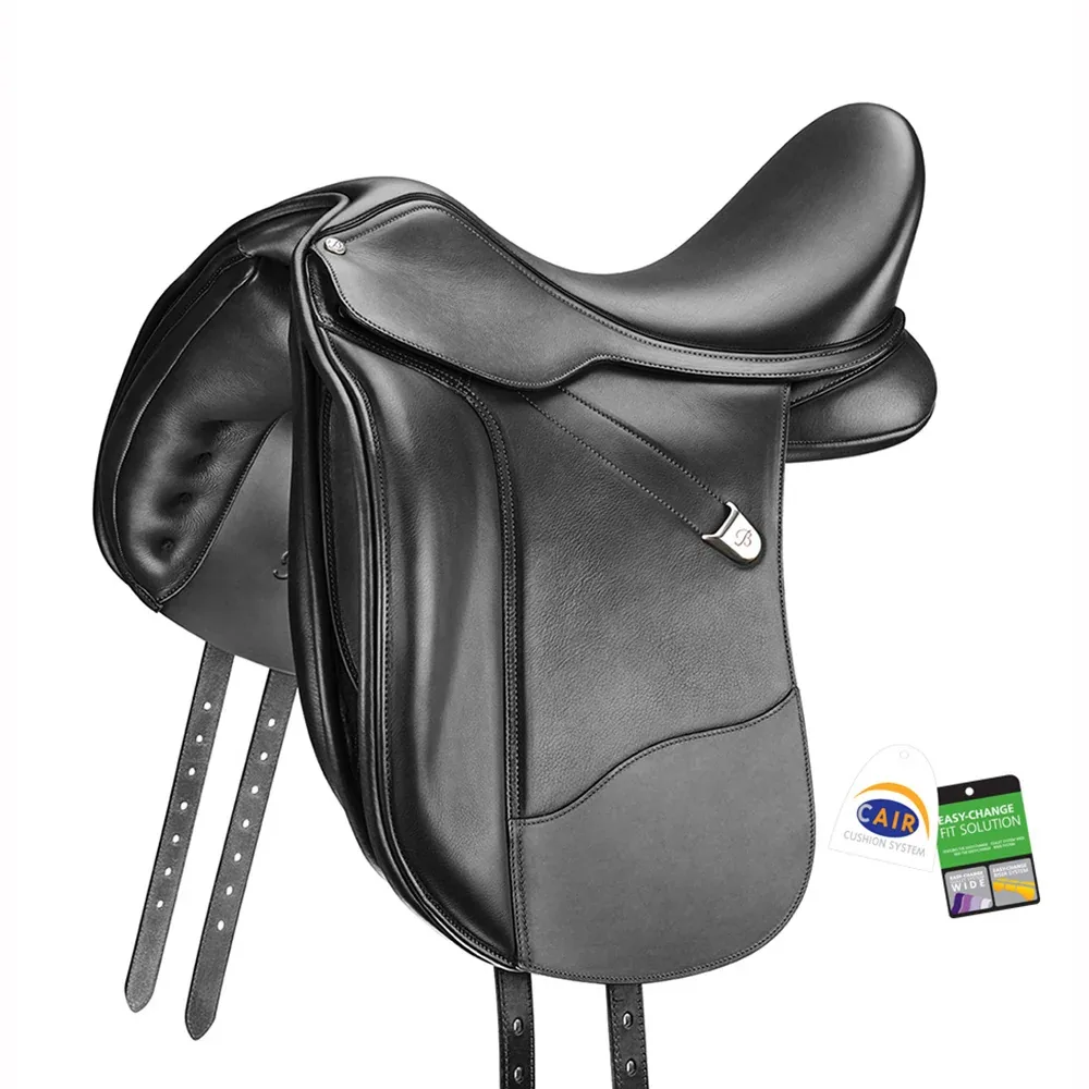 Bates WIDE Dressage+ Saddle in Luxe Leather with CAIR®
