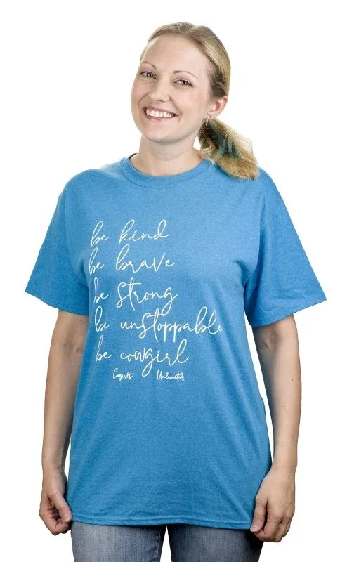 Be Cowgirl Adult T-Shirt - Image 2