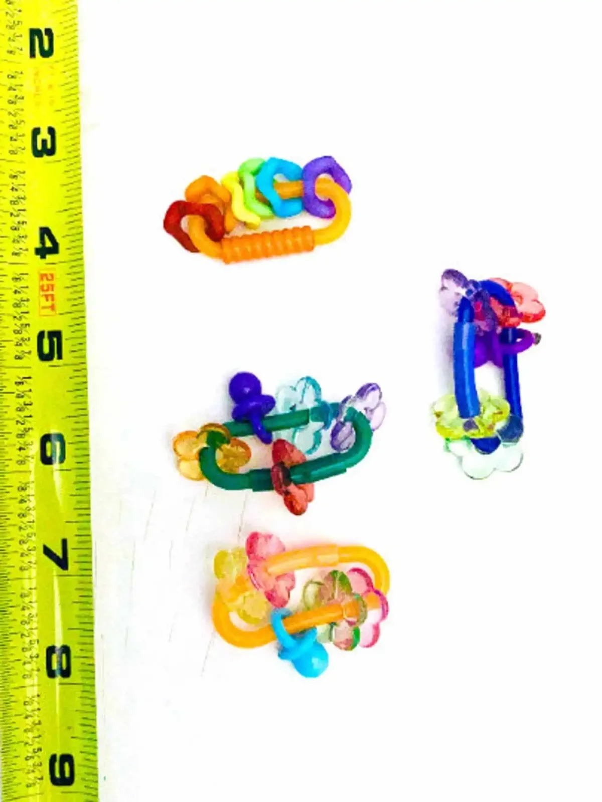 Beaded Foot Toys