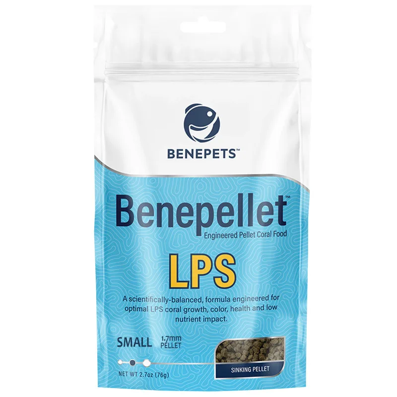 Benepets Benepellet LPS Probiotic Coral & Fish Food - Small 1.3 oz Pouch, 1.7mm