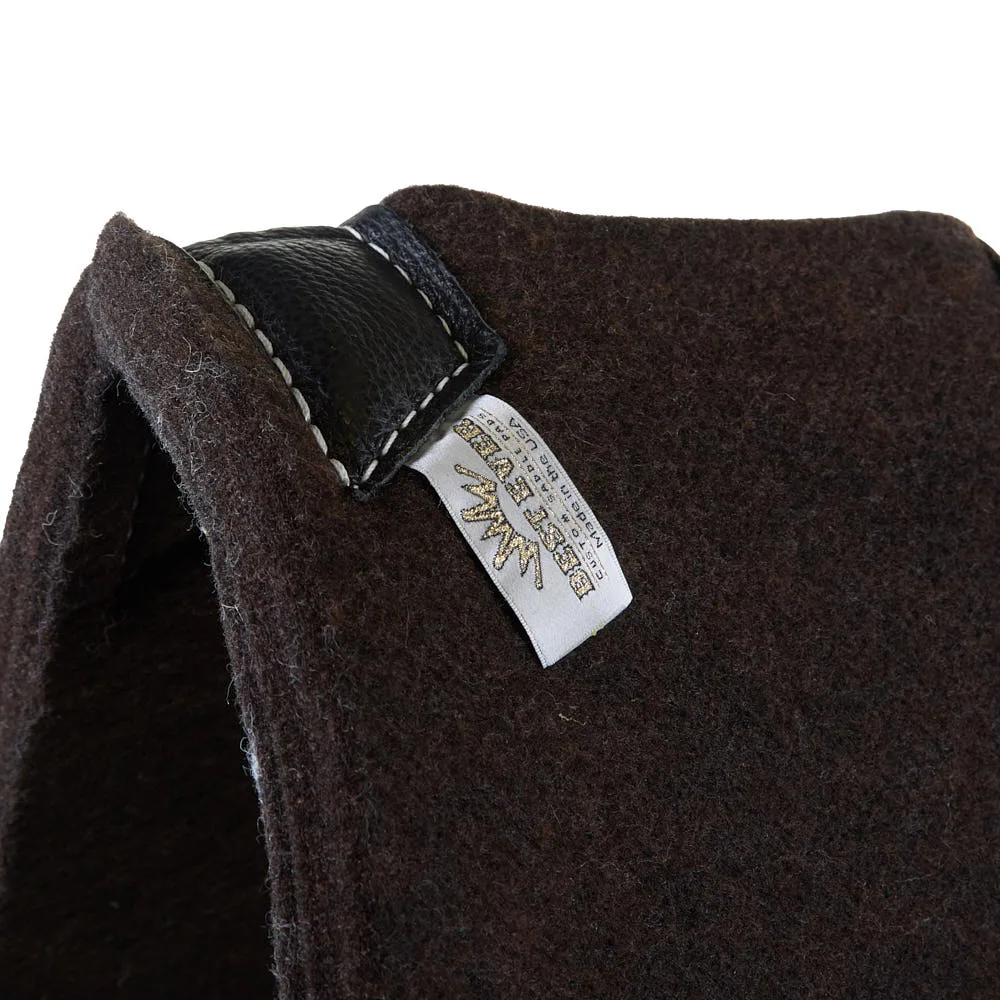 Best Ever Pads 1in OG Grey Felt Saddle Pad With Beige Crown - Image 2