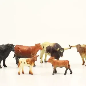 Bigtime Rodeo 6 Cow Figure Set