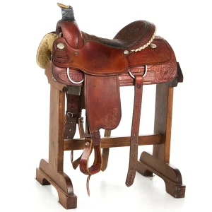Billy Cook Used 15.5in 3/4 Breed Combo Tooled Team Roper