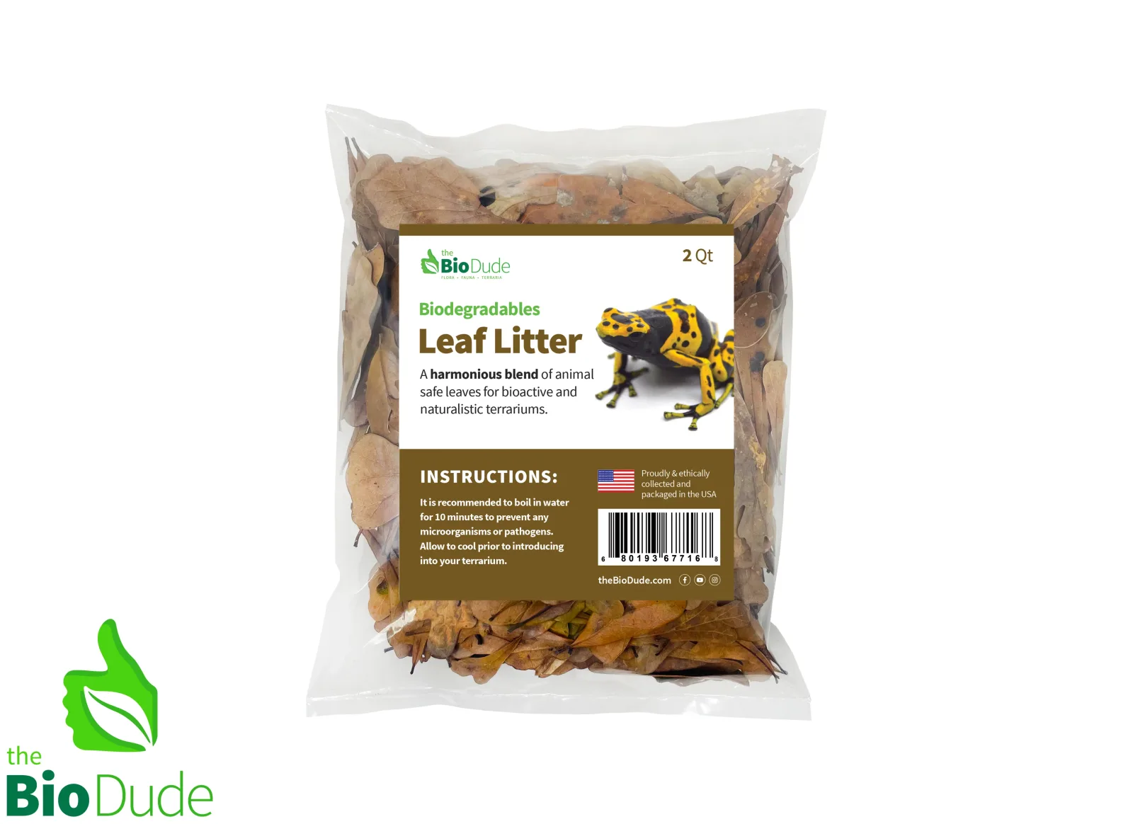 Bio Dude Leaf Litter - Water Oak - Image 2