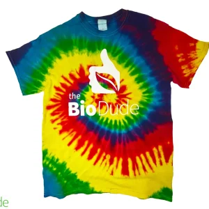 Bio Dude Tie Dye T-Shirt - RAINBOW