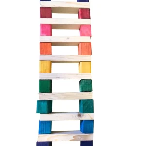 Bird ladders with wood block