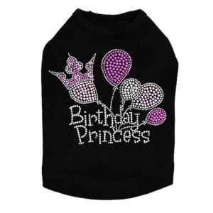 Birthday Princess Rhinestone Tank- Many Colors