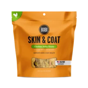 Bixbi Skin & Coat Chicken Jerky Dog Treats