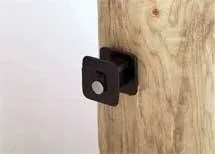 Black Widow Wood Fence Post Insulator 25 Pack Blk
