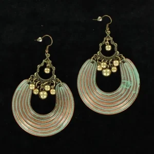 Blazin Roxx Disc EarringsPatina