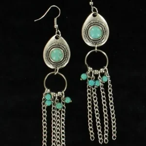 Blazin Roxx Fishhook Drop Fringe Earrings
